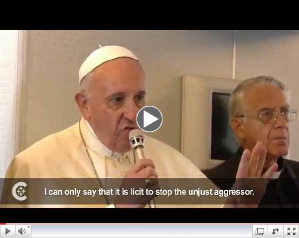 Pope discusses Iraq crisis