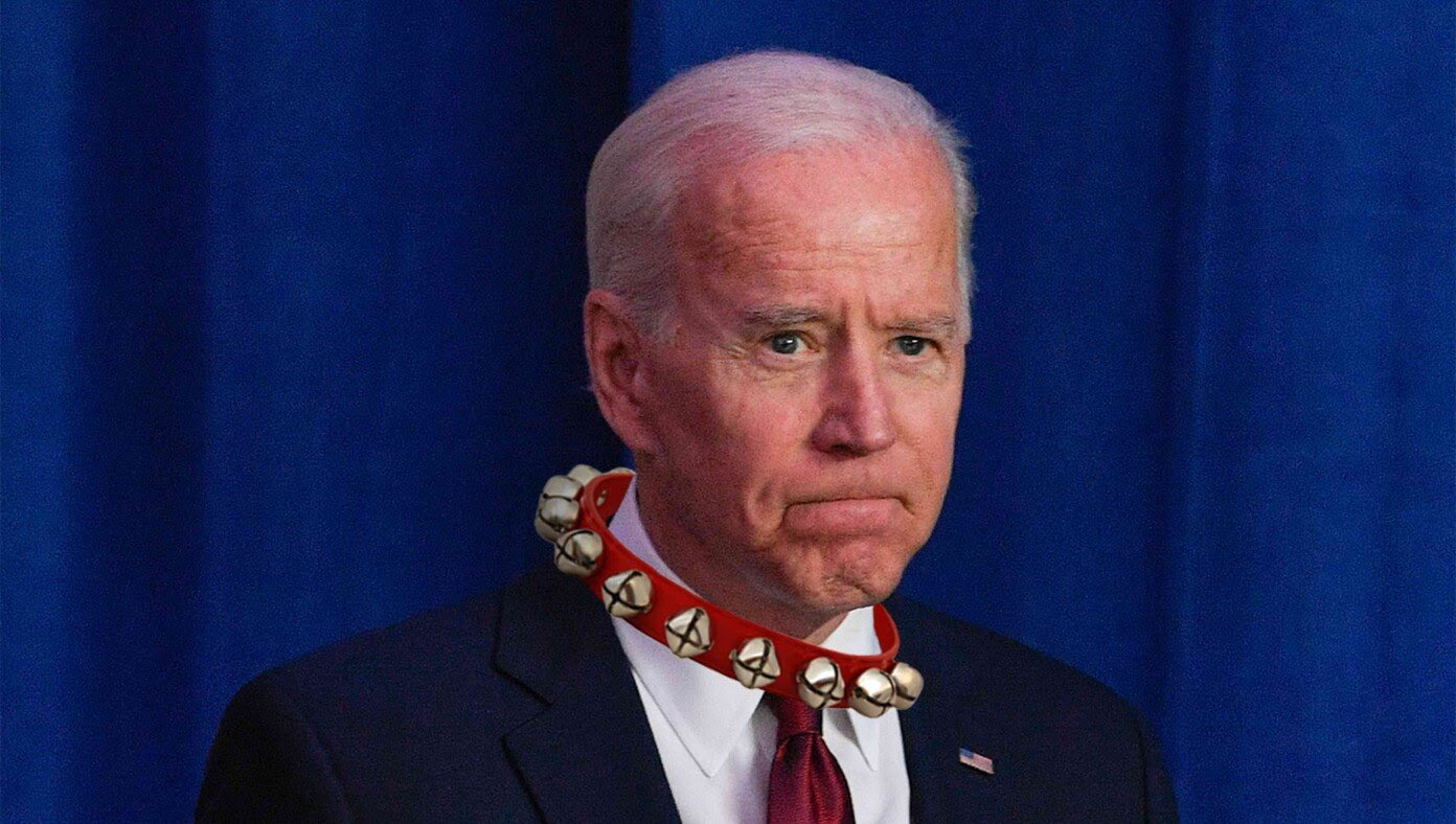 White House Staff To Fit Joe Biden With A Jingle Bell Collar So They Can Find Him When He Wanders Off