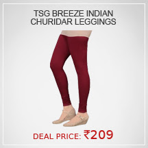 TSG Breeze Indian Churidar Leggings (Parry Red)