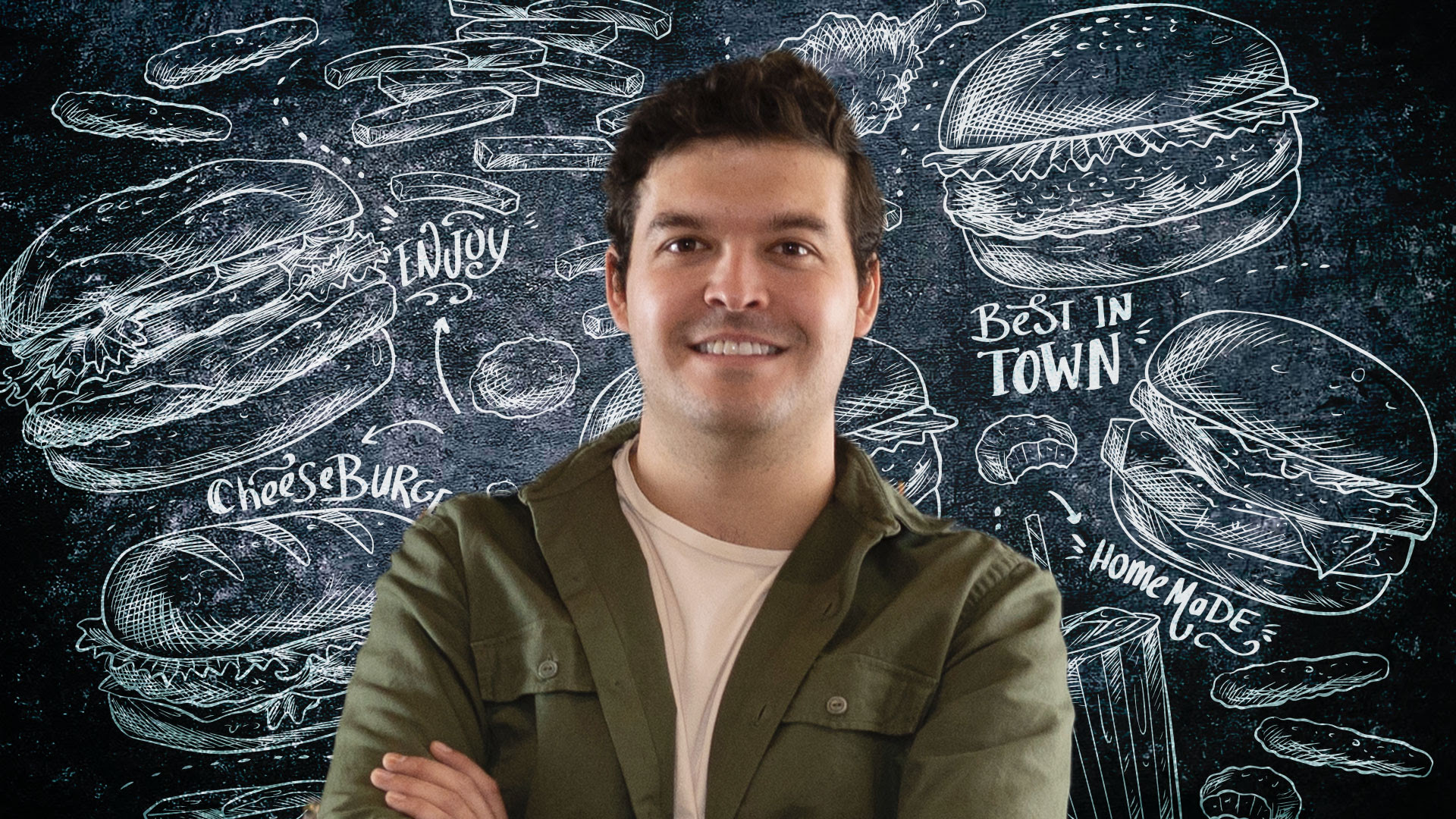 Alejandro es quizás uno de los llamados ‘foodies’ más populares de la red. Es un aficionado por la comida y afirma que adora las hamburguesas. Son su plato favorito.