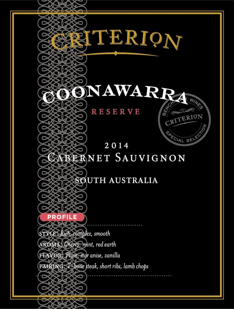 Image result for criterion coonawarra 2014 australia
