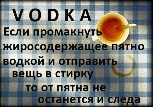 25 вариантов использования водки не по назначению!