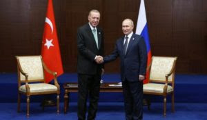 Turkey’s Erdogan agrees to Putin plan to become Russian gas hub for EU