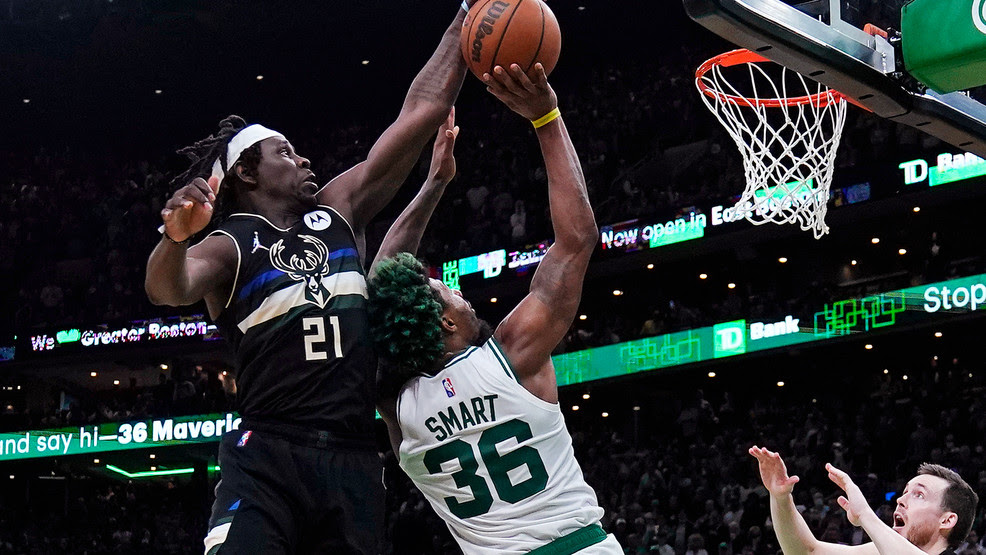  Holiday stops Celtics' last 2 plays, Bucks take 3-2 lead