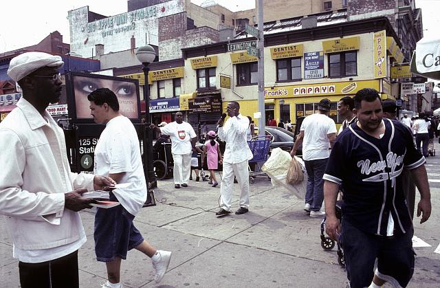 Street evangelist, SE corner of E. 125th St. at Lexington Ave., Harlem, 2007