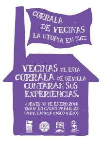 Presentación de la Corrala de Vecinas la Utopía en Zaragoza