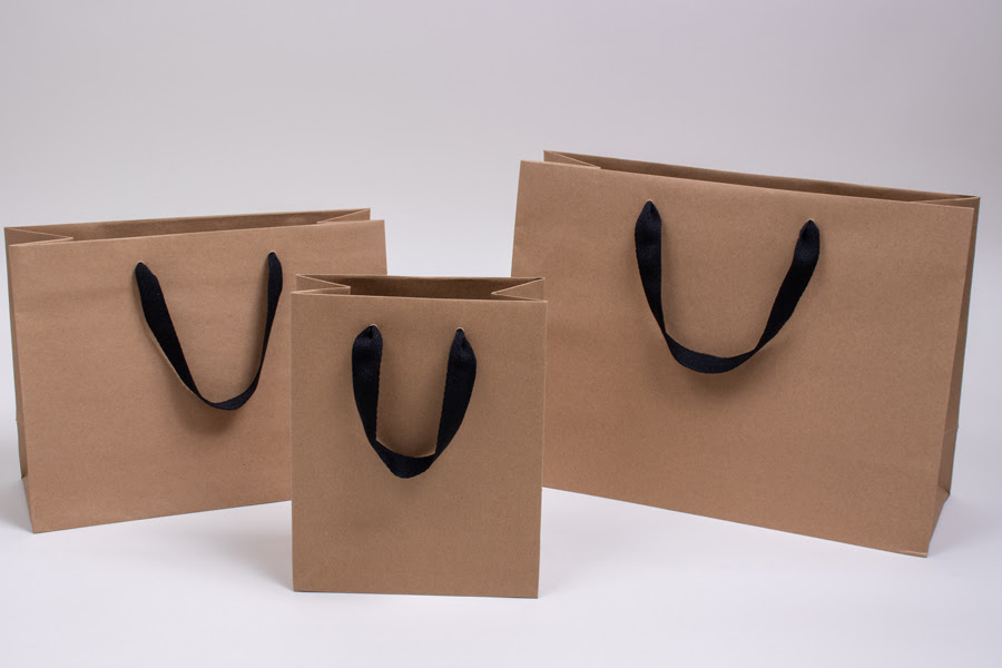 Paper Eurotote Bags with Rope Handles Splash Packaging