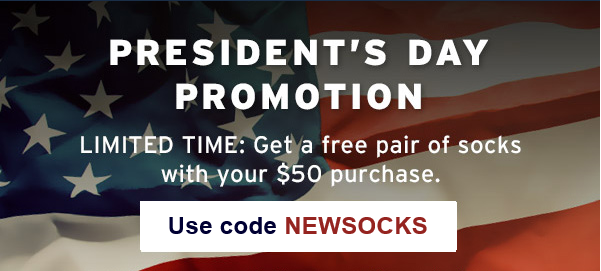 FREE Pair of Socks with Purcha...