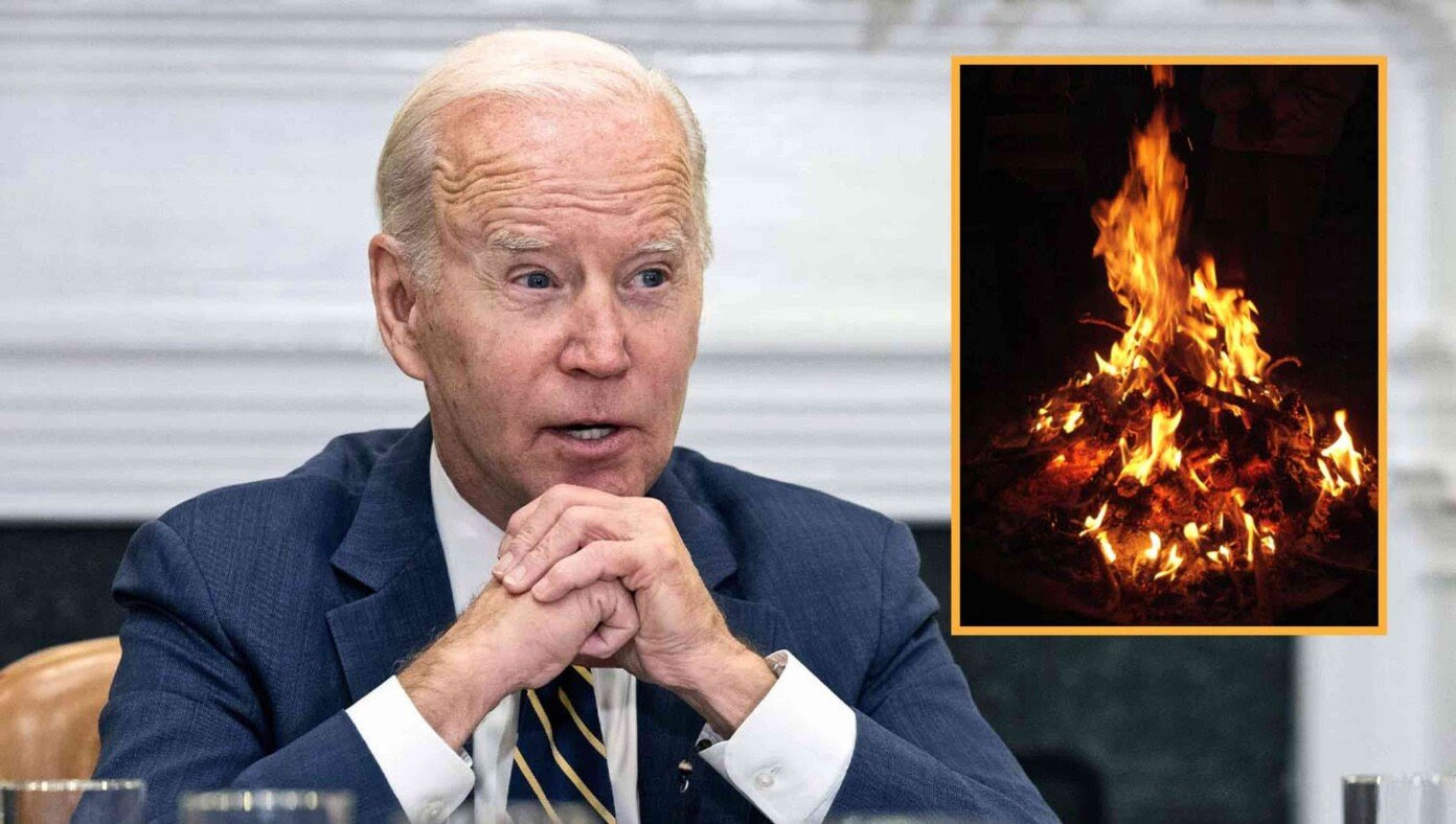 After Hearing It’s A Dangerous Hazard That’s Killed Millions, Biden Proposes Ban On Fire