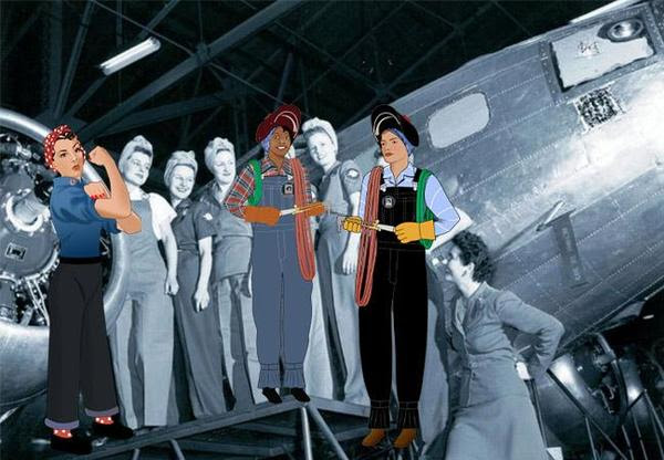 Rosie the Riveter introduces Wendy the Welder