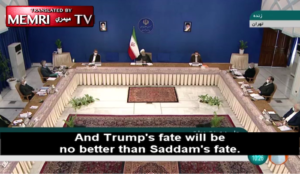 Iran’s Rouhani: ‘Trump’s fate will be no better than Saddam’s fate,’ as Saddam ended up ‘hanging from the gallows’