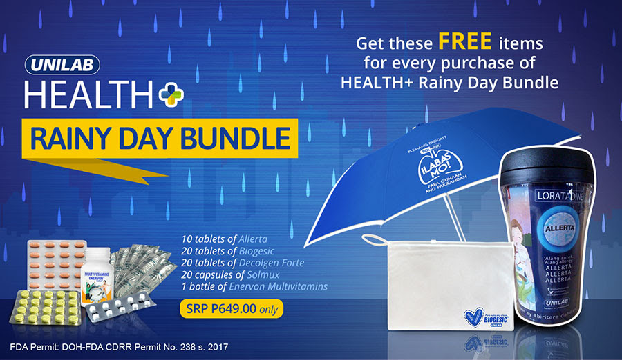 Get free items for every purchase of Rainy Day Bundle