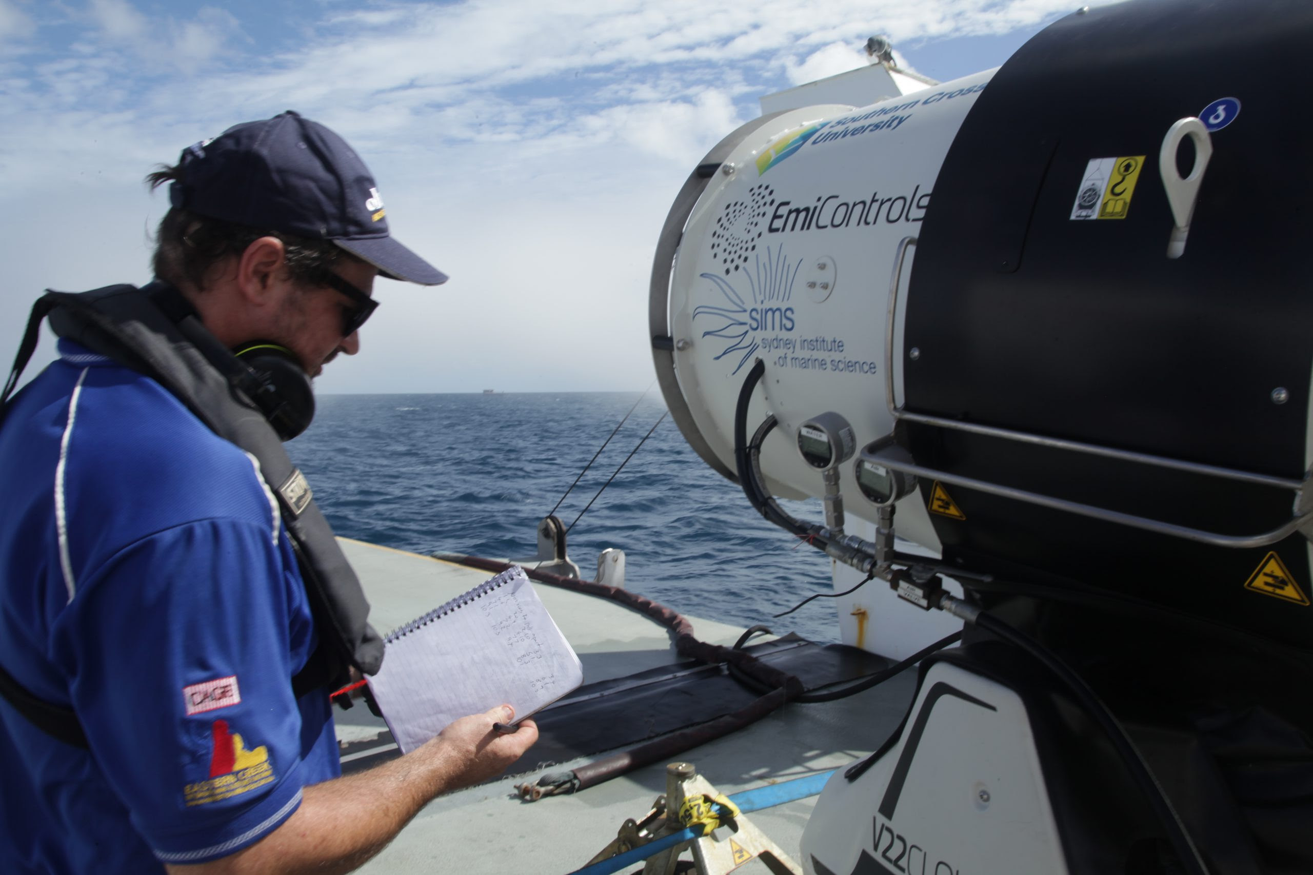 Field trial of cloud brightening