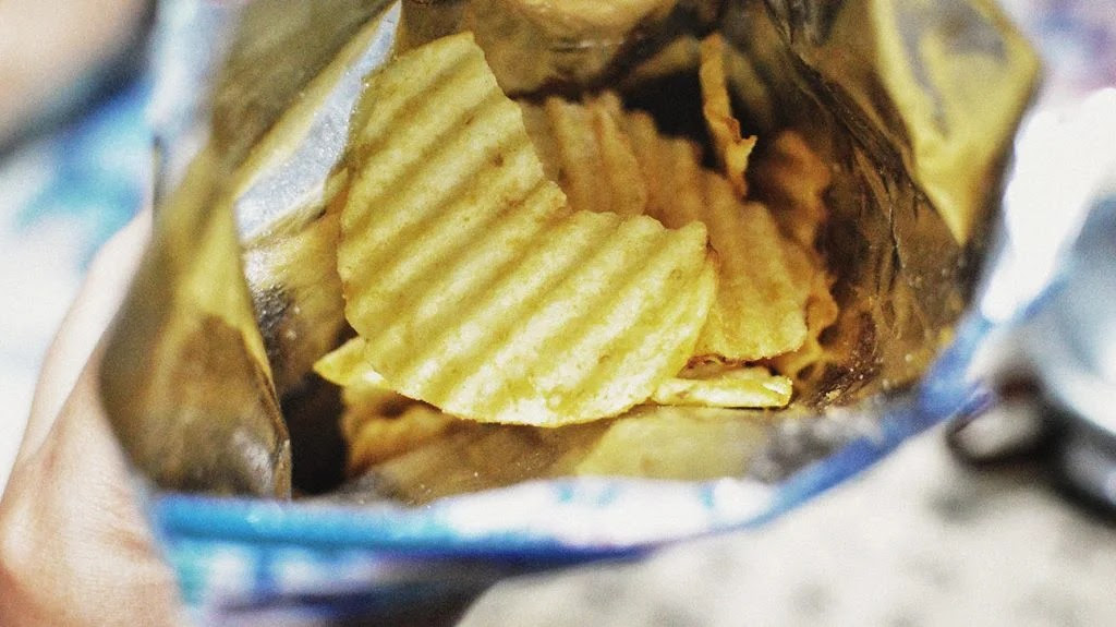 inside of a bag of chips