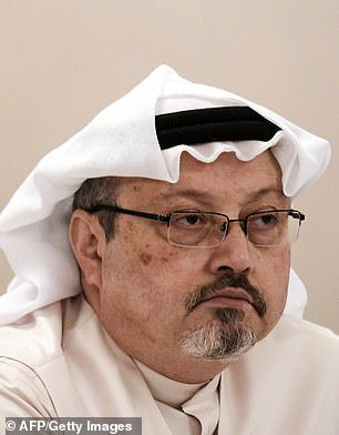 Jamal Khashoggi, pictured, was murdered at Saudi Arabia's consulate in Istanbul on October 2