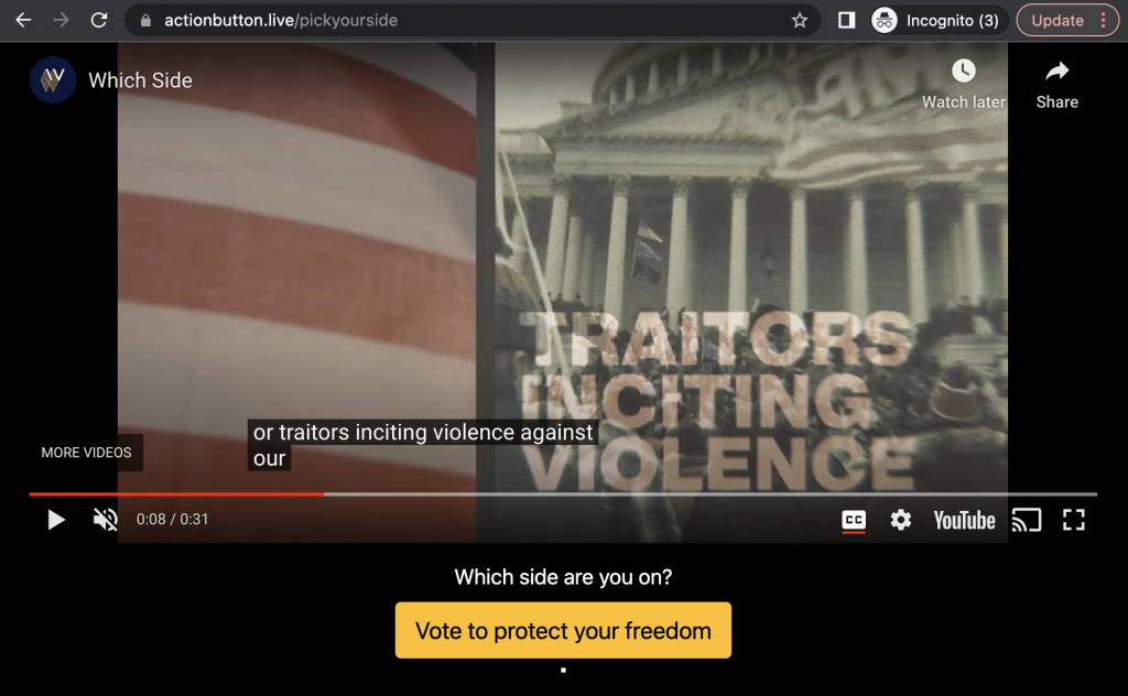 Vote to protect democracy and the rule of law
