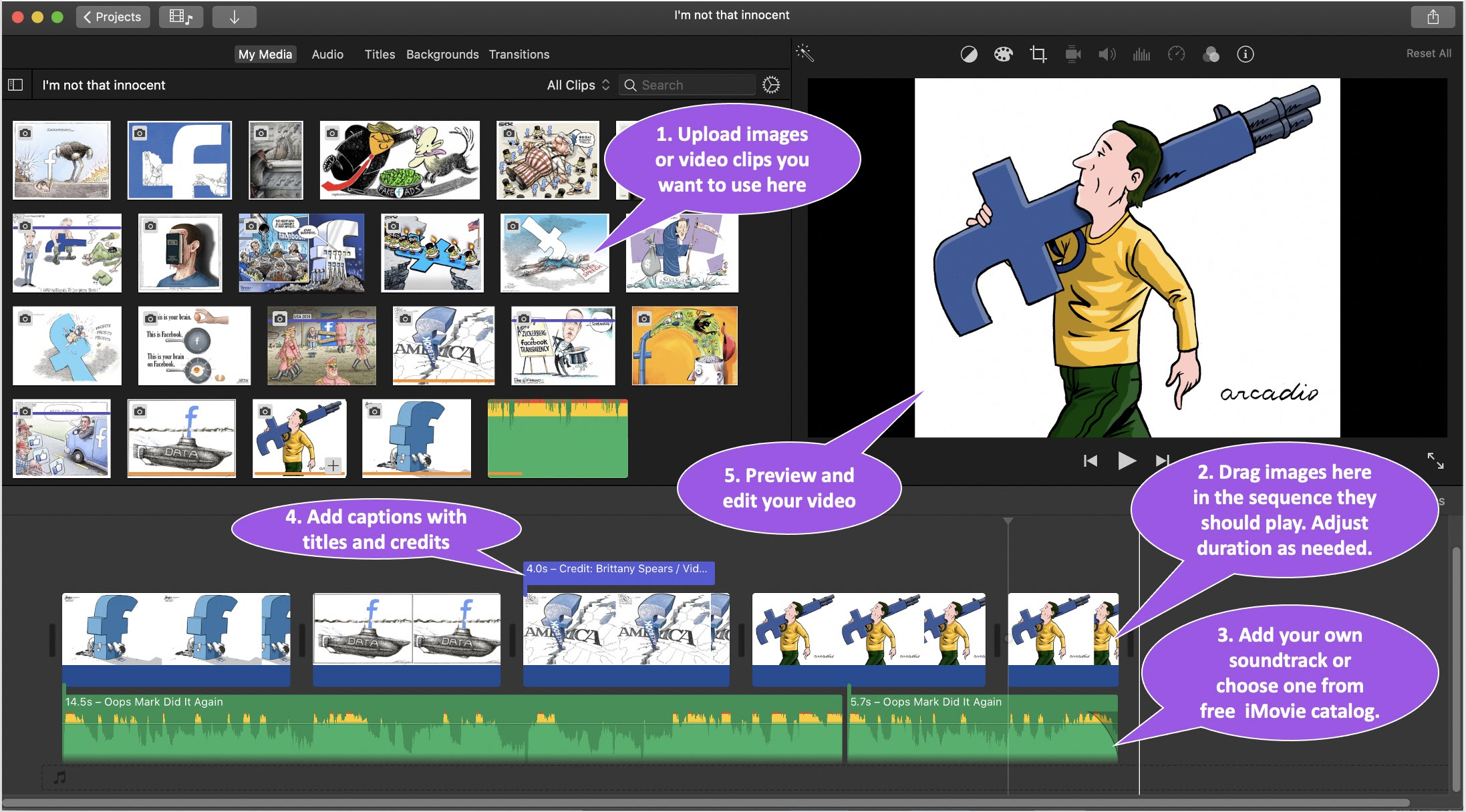 How to create an advocacy or campaign video with the free iMovie app