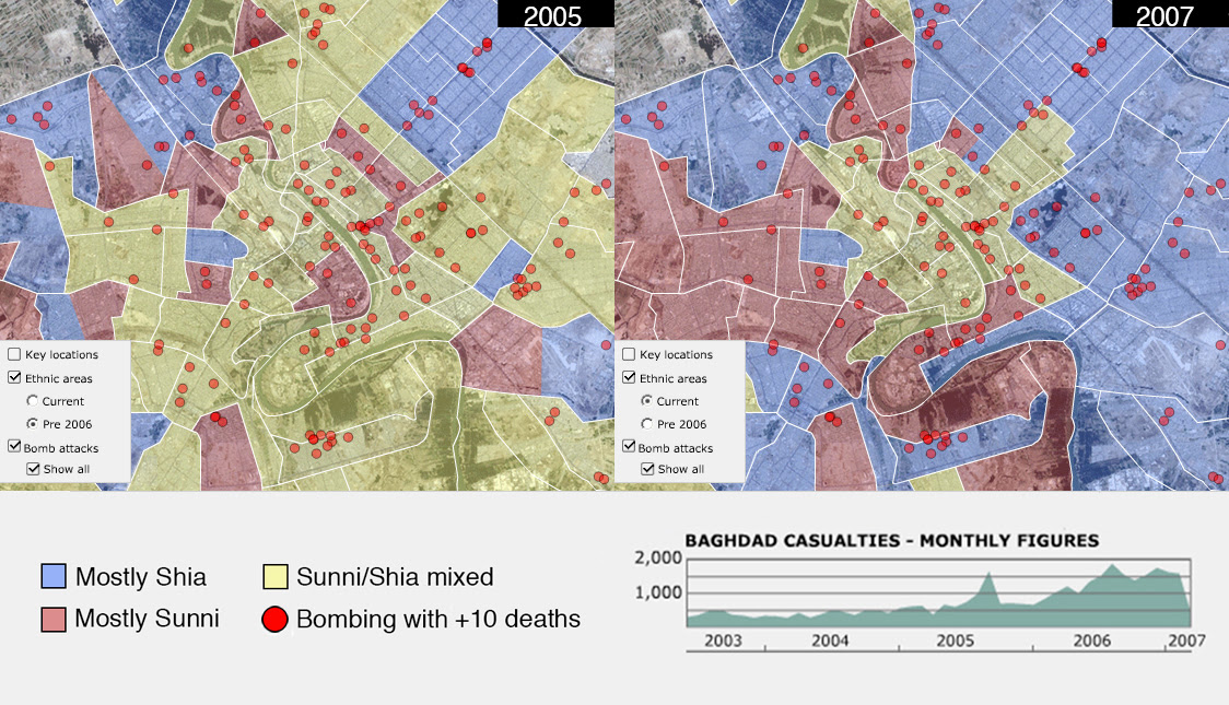 The ethnic cleansing of Baghdad during the Iraq War