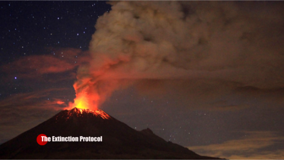 Mexico’s Popocatépetl comes to life at 2:30 in the morning with massive explosion – hurls ash over n Mex-volcano