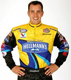 Paul Wolfe during his driving days in this promotional picture before the 2005 season