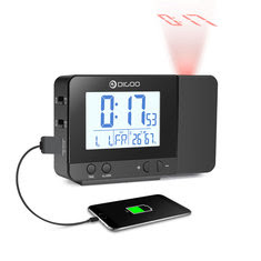 Digoo DG-C10 LCD USB Projection Alarm Clock