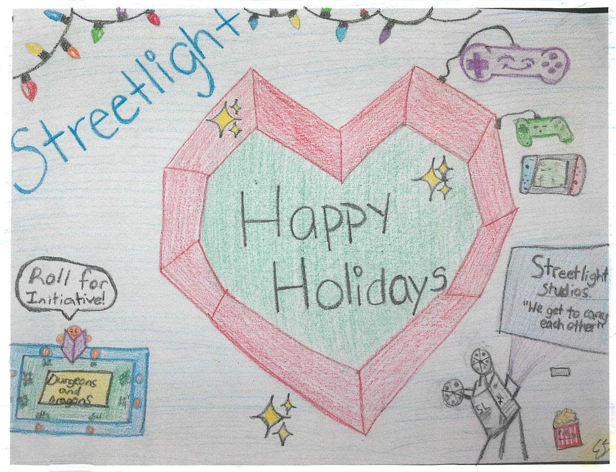 Artwork created by a patient serving on the Streetlight Gaming League Steering Committee.