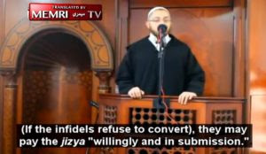 Muslim cleric: Muslims must fight non-Muslims in jihad until they convert to Islam or submit and pay the jizya