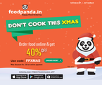 Foodpanda - 40% off on all orders (Max Rs. 120) . (Valid for old users too)
