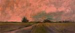 Landscape with Pink Sky - Posted on Tuesday, February 17, 2015 by Andre Pallat