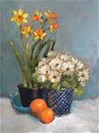 Daffodils & Daisies Still Life - Posted on Wednesday, January 21, 2015 by Krista Eaton