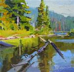 "Lake Eleanor" oil, landscape painting by Robin Weiss in the Randy Higbee 6 - Posted on Friday, November 14, 2014 by Robin Weiss