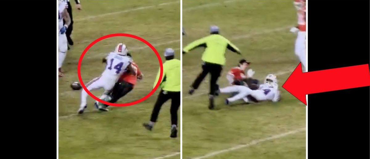 Bills Receiver Stefon Diggs Obliterates Fan On The Field With Brutal Hit
