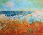Beach Dunes, Contemporary Landscape Paintings by Arizona Artist Amy Whitehouse - Posted on Thursday, April 9, 2015 by Amy Whitehouse