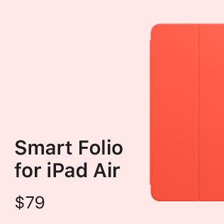 Smart Folio for iPad Air $79