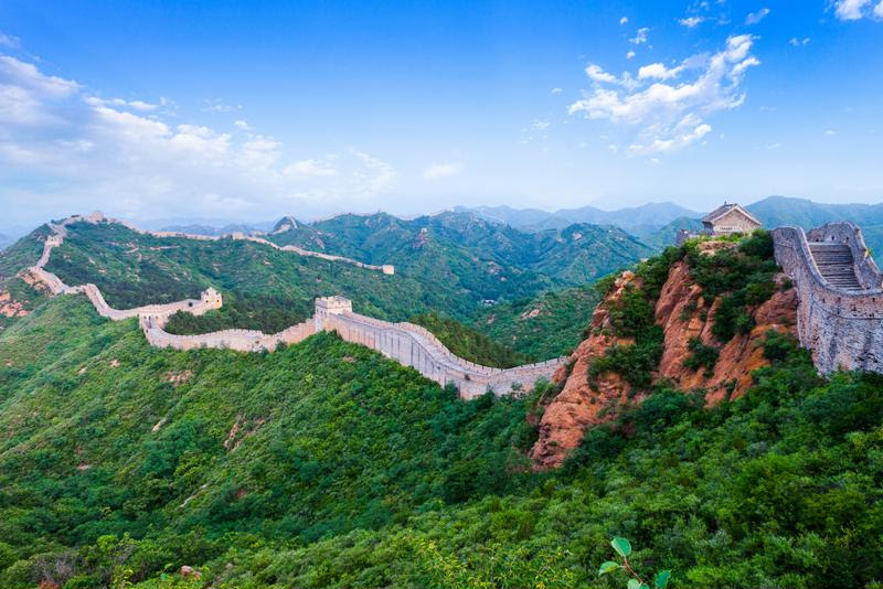 The Great Wall of China is over 5,500 miles long.