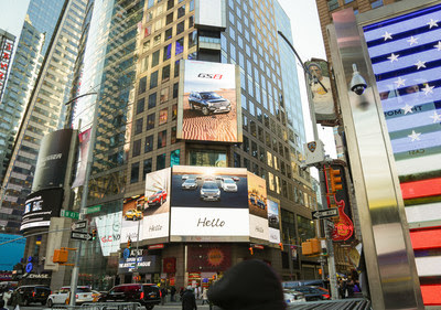 GAC Motor’s Promotion Video “Hello World” in New York City’s Times Square GAC Motor’s Promotion Video “Hello World” in New York City’s Times Square