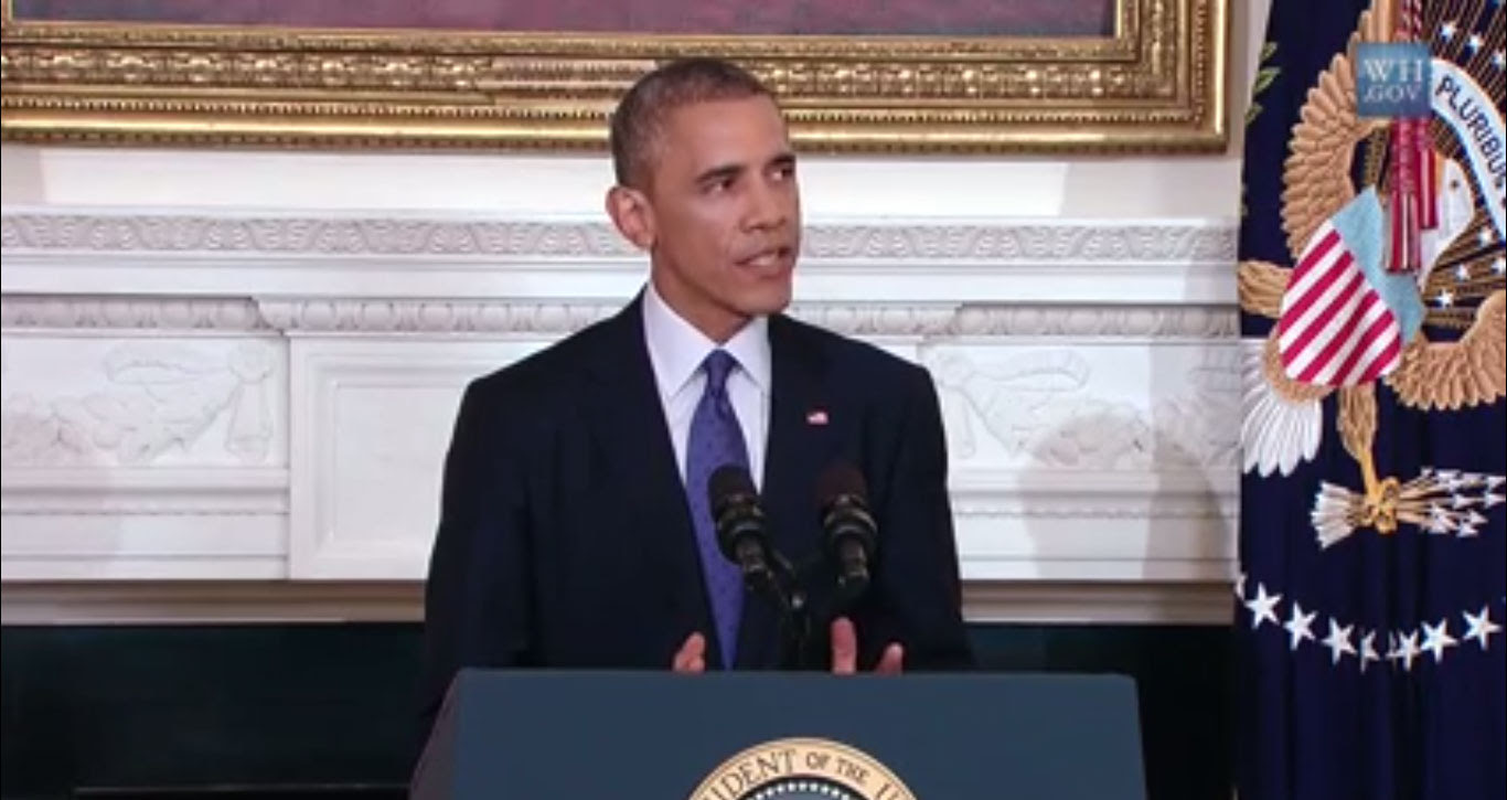 President Obama announces Iraq air strikes