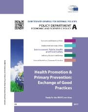 Health Promotion & Primary Prevention Exchange of Good Practices © European Parliament 2016 Poster - Health Promotion & Primary Prevention Exchange of Good Practices