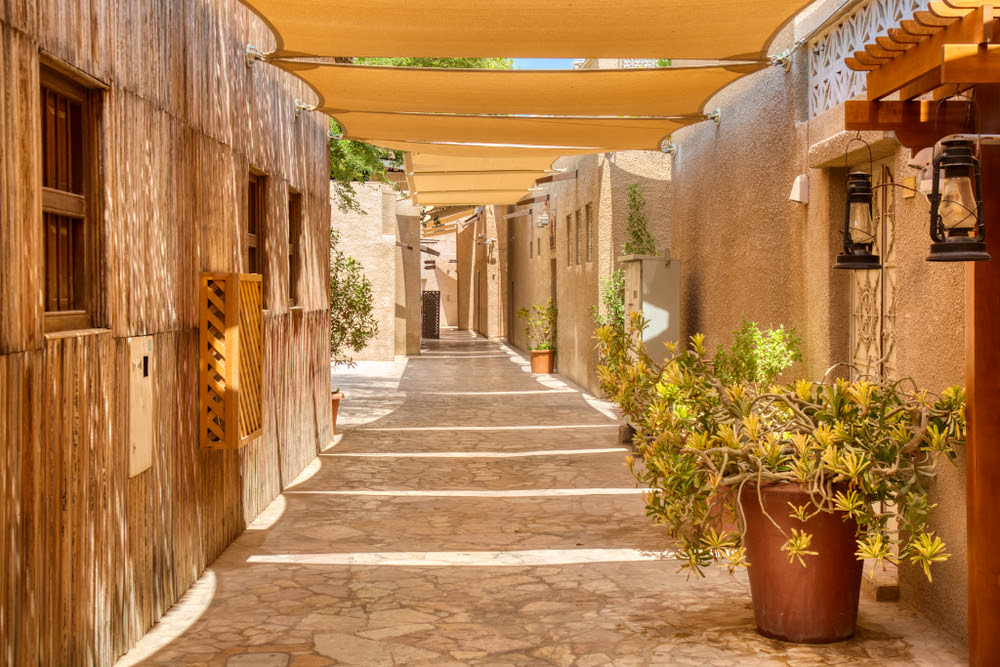 Callejuela del barrio histórico de Al Fahidi.