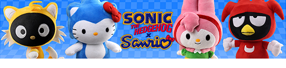 SANRIO SONIC FIGURES AND PLUSHES