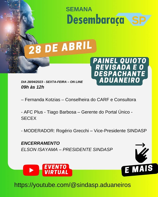 EVENTO AMANHÃ