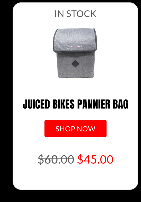 pannier bag - 25% off