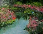 8 x 10 inch oil River Flowers - Posted on Tuesday, November 25, 2014 by Linda Yurgensen