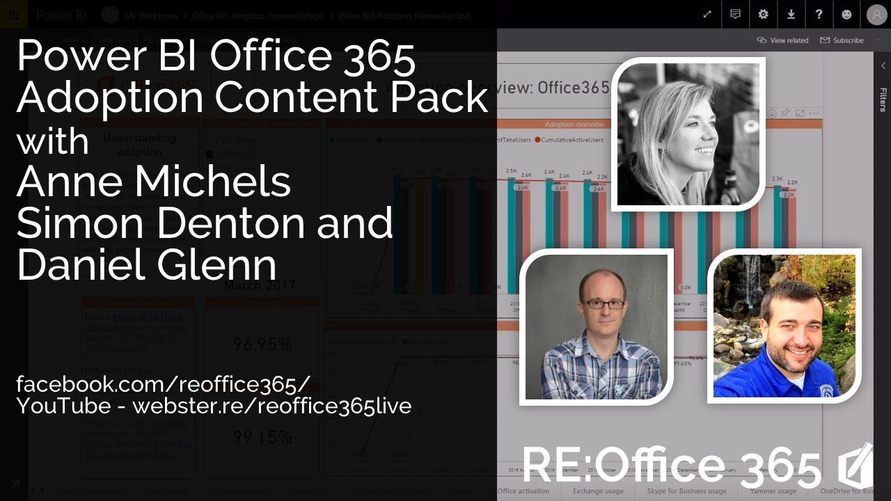 Power BI Office 365 Adoption Content Pack Preview YouTube