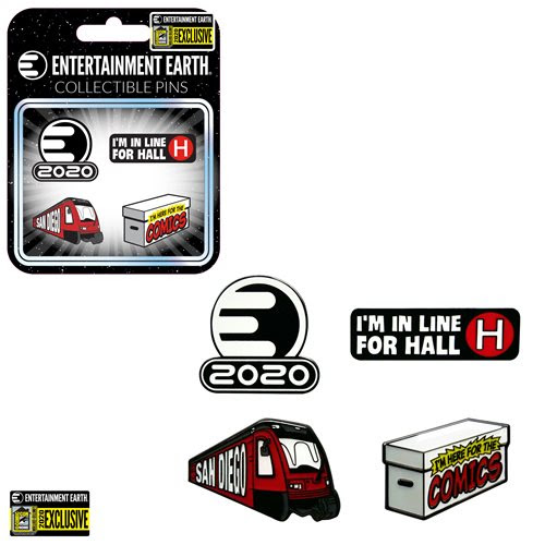 Entertainment Earth Enamel Pin Set of 4 - Convention Exclusive