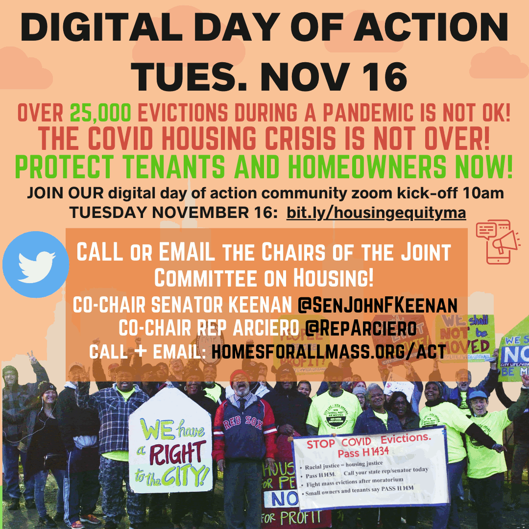 Digital Day of Action: COVID Housing Equity Bill