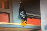 Islamic State flag displayed from Arab residence