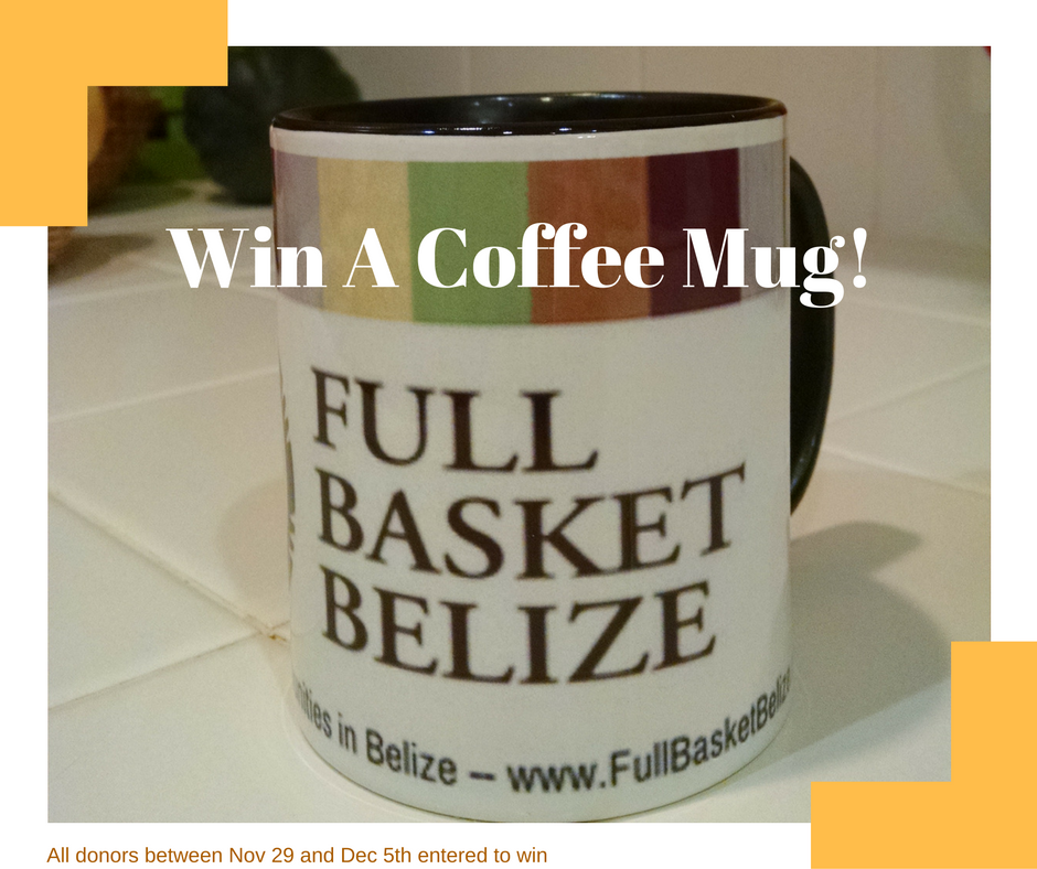 Donate online to be entered to win a FBB coffee mug