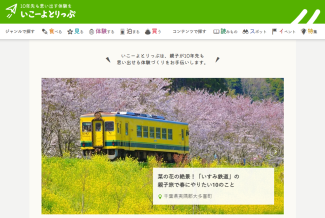 いこーよとりっぷ PCサイトイメージ