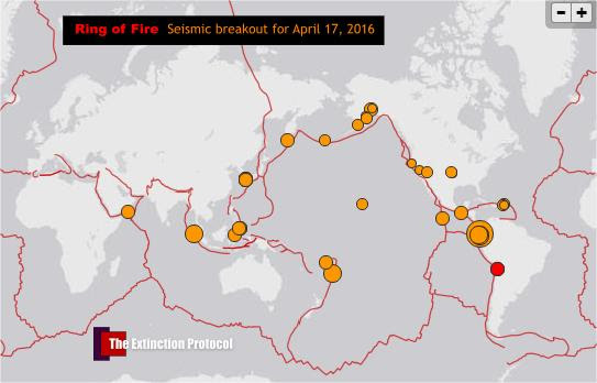Why is the planet being struck by so many large earthquakes? Ring-of-fire-april-17